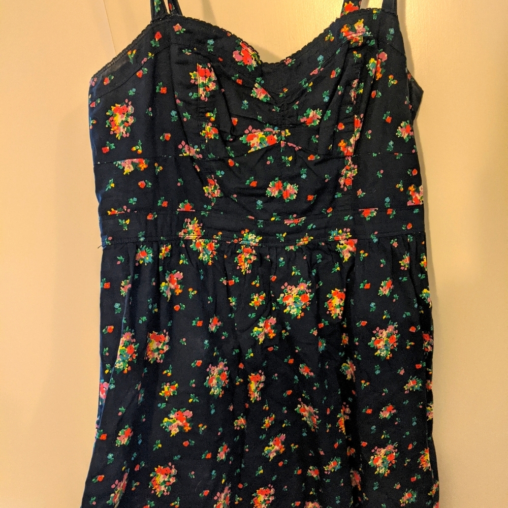 American Eagle floral print sun dress.